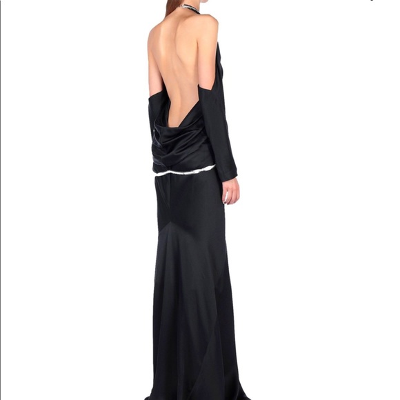Alexander Wang Fishbone chain backless gown silk - Picture 5 of 7